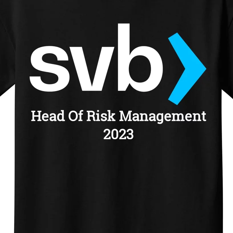 SVB Risk Management Team Svb Risk Management Department Kids T-Shirt