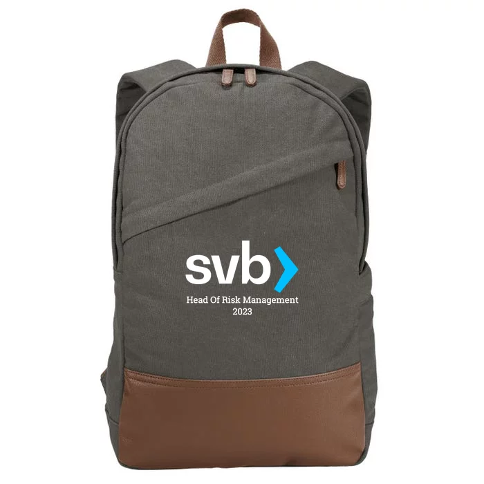 SVB Risk Management Team Svb Risk Management Department Cotton Canvas Backpack