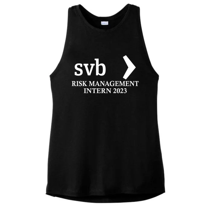 SVB Risk Management Intern Department Dept Team 2023 Ladies Tri-Blend Wicking Tank