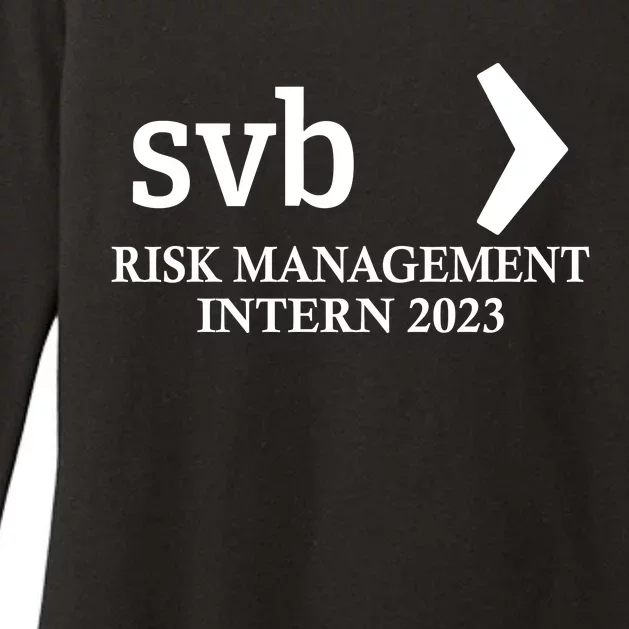 SVB Risk Management Intern Department Dept Team 2023 Womens CVC Long Sleeve Shirt