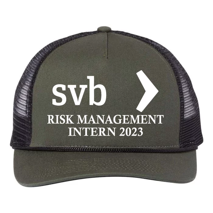 SVB Risk Management Intern Department Dept Team 2023 Retro Rope Trucker Hat Cap