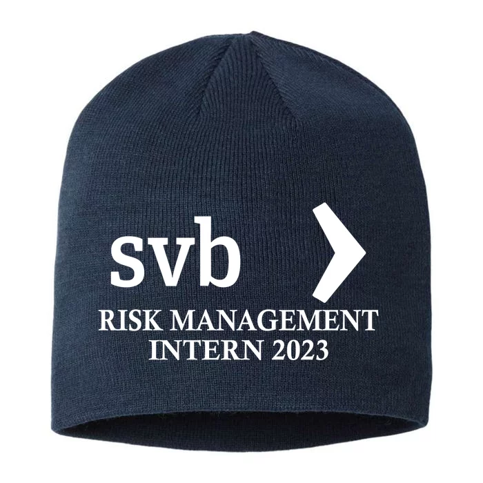 SVB Risk Management Intern Department Dept Team 2023 8 1/2in Sustainable Knit Beanie