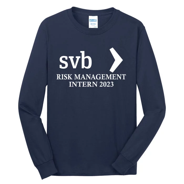 SVB Risk Management Intern Department Dept Team 2023 Tall Long Sleeve T-Shirt