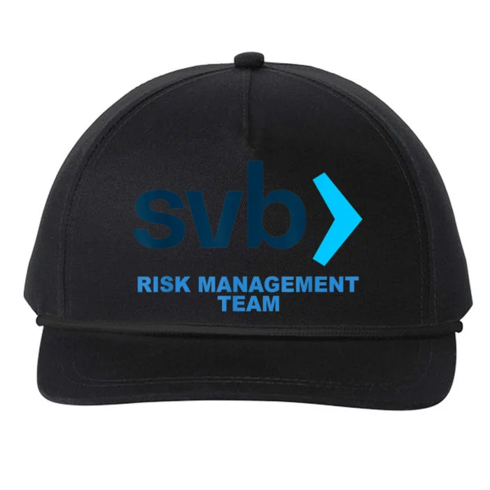 SVB Risk Management Team Funny Svb Snapback Five-Panel Rope Hat