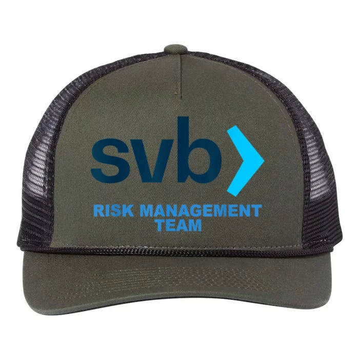 SVB Risk Management Team Funny Svb Retro Rope Trucker Hat Cap