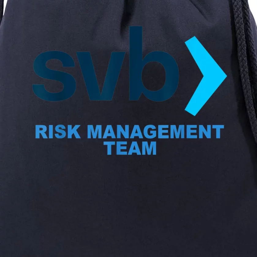 SVB Risk Management Team Funny Svb Drawstring Bag