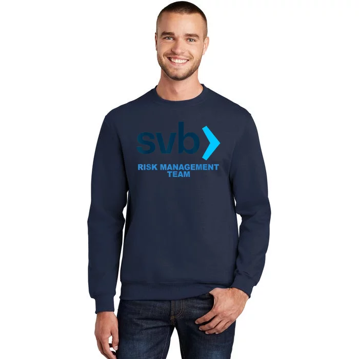 SVB Risk Management Team Funny Svb Tall Sweatshirt