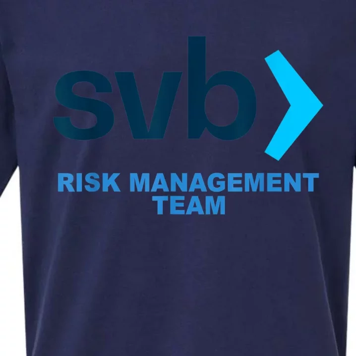 SVB Risk Management Team Funny Svb Sueded Cloud Jersey T-Shirt