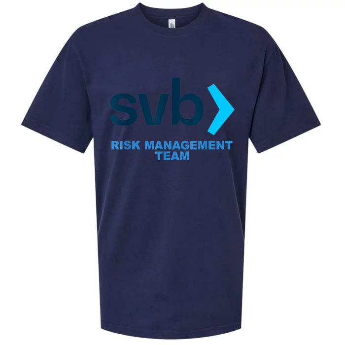 SVB Risk Management Team Funny Svb Sueded Cloud Jersey T-Shirt