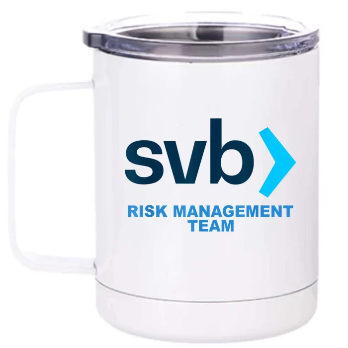 SVB Risk Management Team Funny Svb Front & Back 12oz Stainless Steel Tumbler Cup