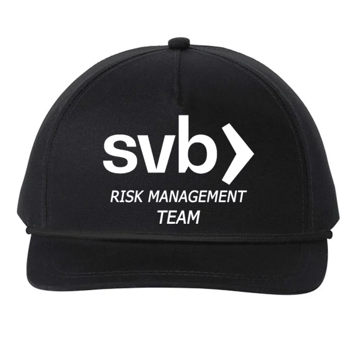 SVB Risk Management Team Snapback Five-Panel Rope Hat