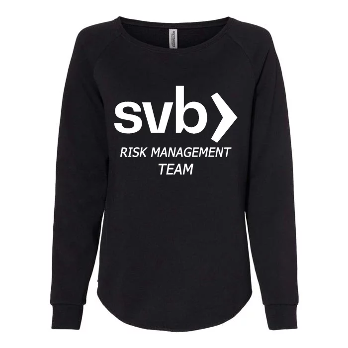 SVB Risk Management Team Womens California Wash Sweatshirt