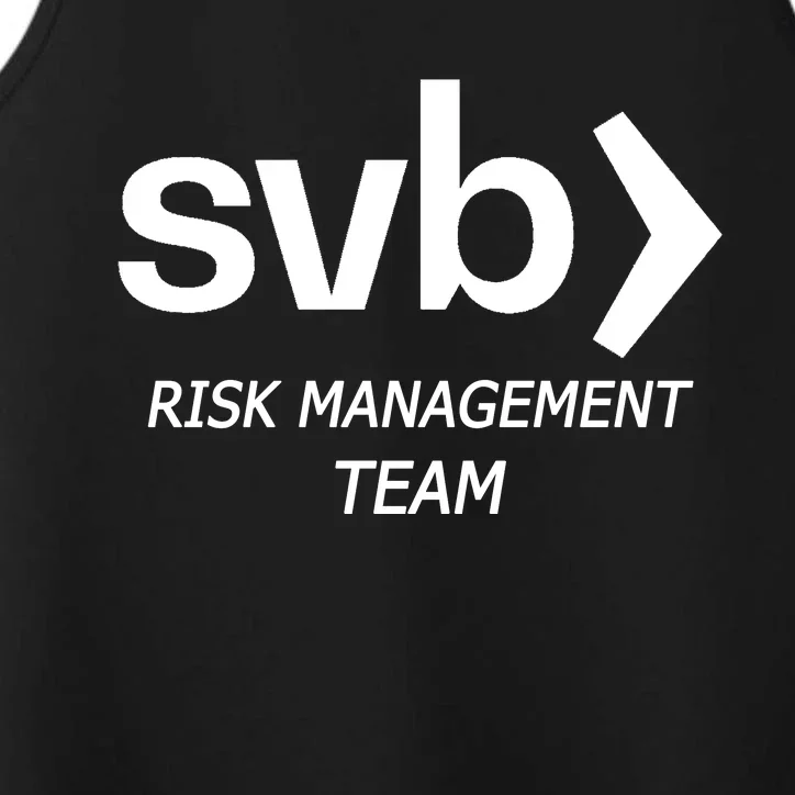 SVB Risk Management Team Performance Tank