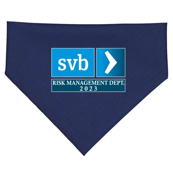 SVB Risk Management Dept. Department Team 2023 USA-Made Doggie Bandana