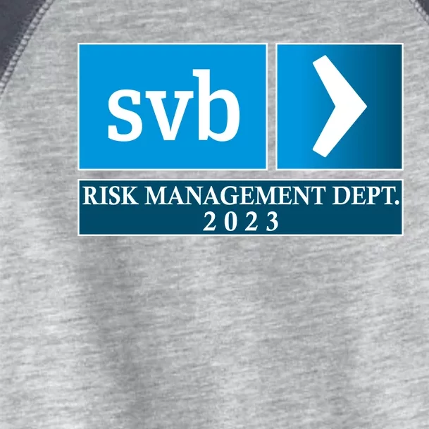 SVB Risk Management Dept. Department Team 2023 Toddler Fine Jersey T-Shirt