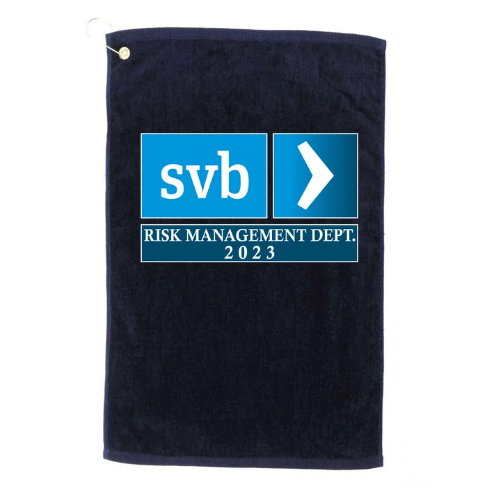 SVB Risk Management Dept. Department Team 2023 Platinum Collection Golf Towel