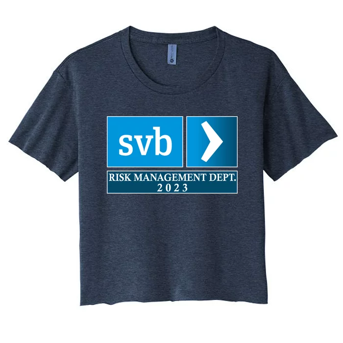 SVB Risk Management Dept. Department Team 2023 Women's Crop Top Tee