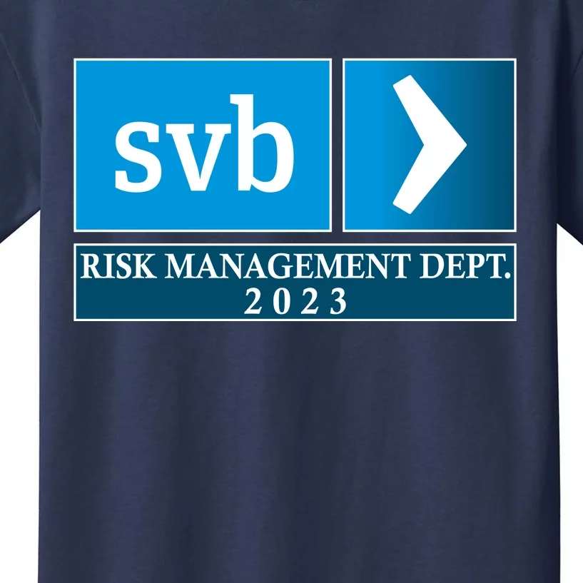 SVB Risk Management Dept. Department Team 2023 Kids T-Shirt