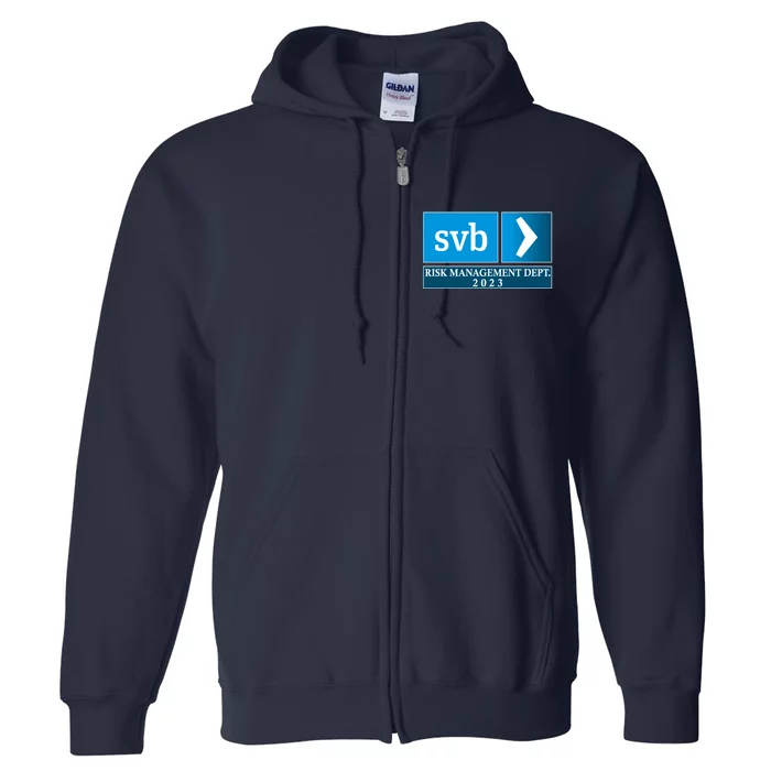 SVB Risk Management Dept. Department Team 2023 Full Zip Hoodie