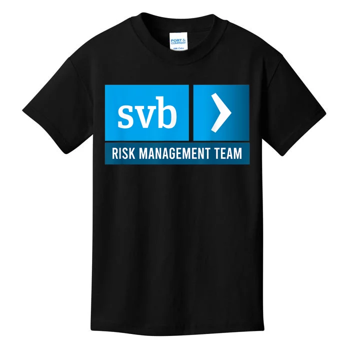 SVB Risk Management Team Svb Risk Management Department Kids T-Shirt