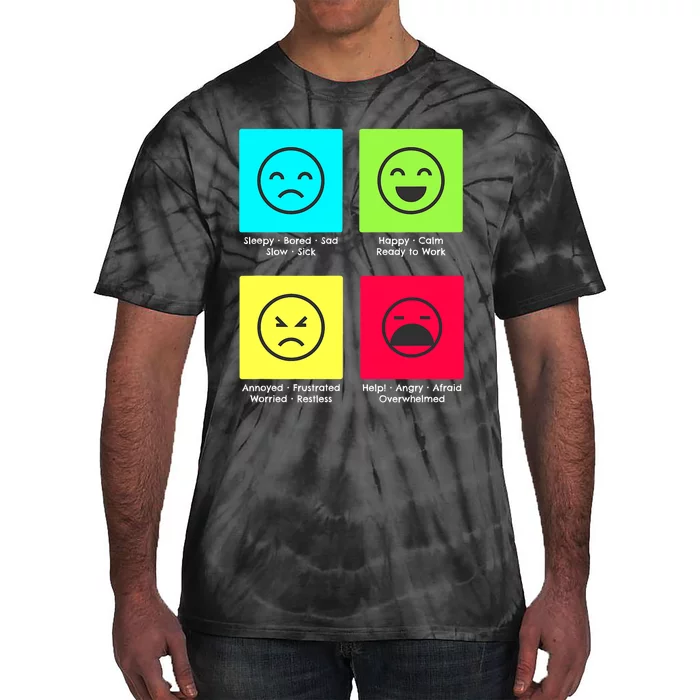 Self Regulation Mood With Autism Tie-Dye T-Shirt