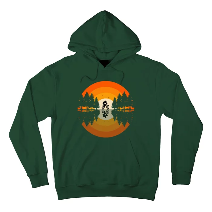 Sunset Retro Mountain Bike Sunset Retro Hoodie