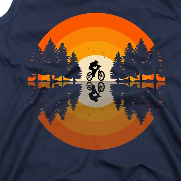 Sunset Retro Mountain Bike Sunset Retro Tank Top