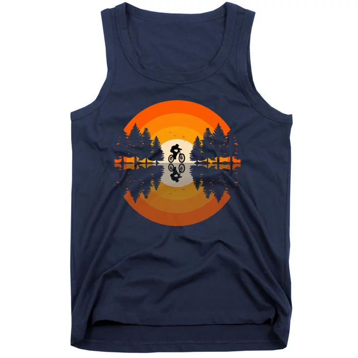 Sunset Retro Mountain Bike Sunset Retro Tank Top