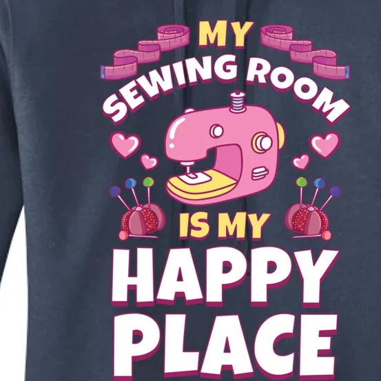 Sewing Room Machine Funny Sew Quilting Seamstress Sewer Gift Women's Pullover Hoodie