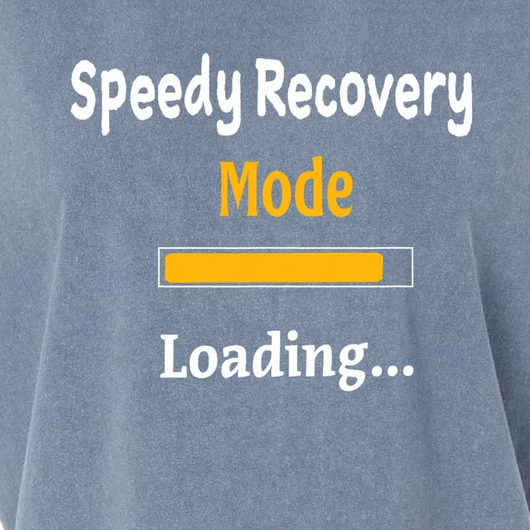 Speedy Recovery Mode Loading Get Well Soon Feel Better Garment-Dyed Women's Muscle Tee