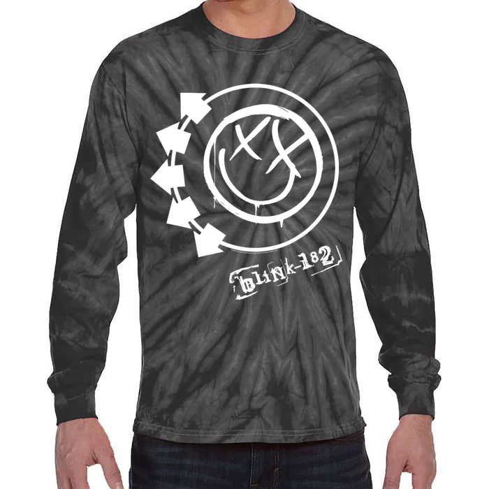 Smile Rock Music By Rock Off Tie-Dye Long Sleeve Shirt