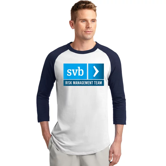 SVB Risk Management Team Svb Risk Management Department Baseball Sleeve Shirt