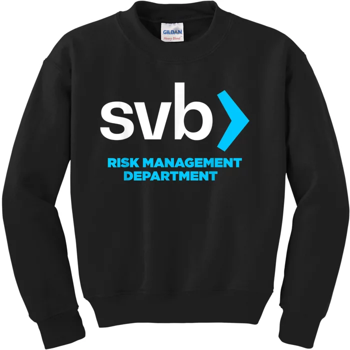 SVB Risk Management Team Svb Risk Management Department Kids Sweatshirt