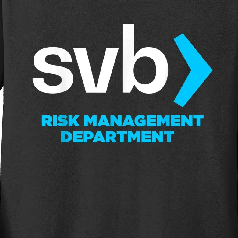 SVB Risk Management Team Svb Risk Management Department Kids Long Sleeve Shirt