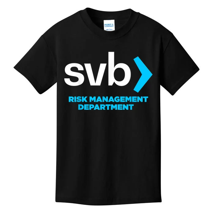 SVB Risk Management Team Svb Risk Management Department Kids T-Shirt