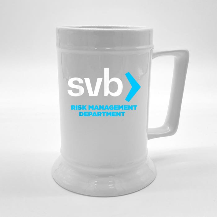 SVB Risk Management Team Svb Risk Management Department Front & Back Beer Stein