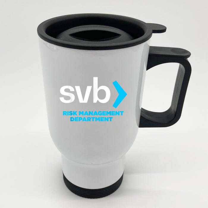 SVB Risk Management Team Svb Risk Management Department Front & Back Stainless Steel Travel Mug