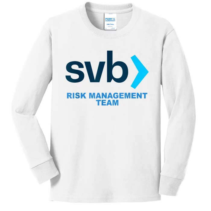 SVB Risk Management Team Svb Risk Management Department Kids Long Sleeve Shirt