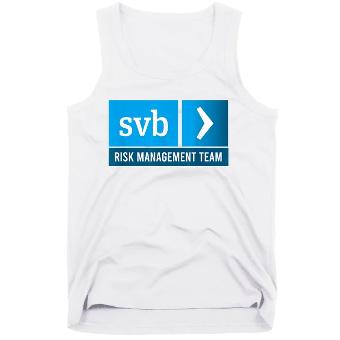 SVB Risk Management Team Svb Risk Management Department Tank Top