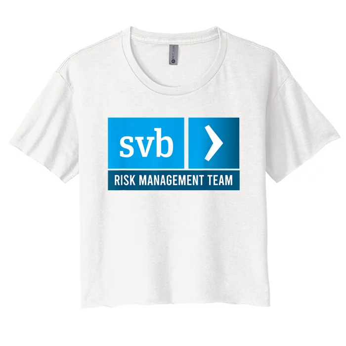 SVB Risk Management Team Svb Risk Management Department Women's Crop Top Tee