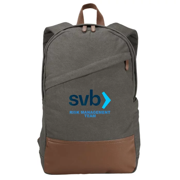 SVB Risk Management Team Svb Risk Management Department Cotton Canvas Backpack