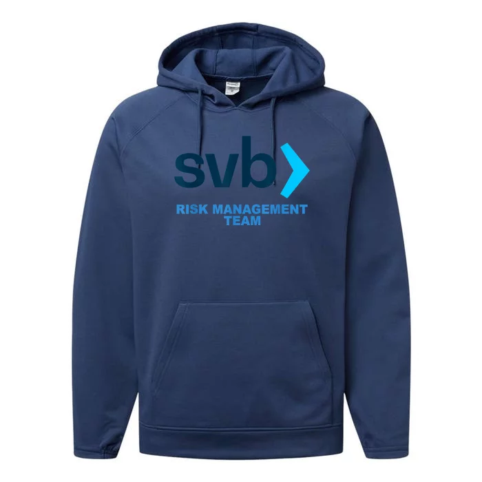 SVB Risk Management Team Svb Risk Management Department Performance Fleece Hoodie