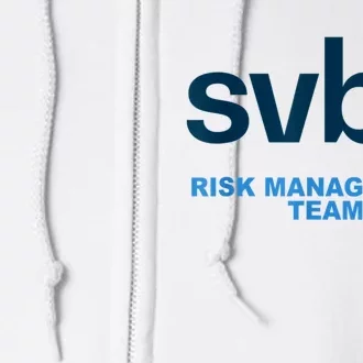 SVB Risk Management Team Svb Risk Management Department Full Zip Hoodie