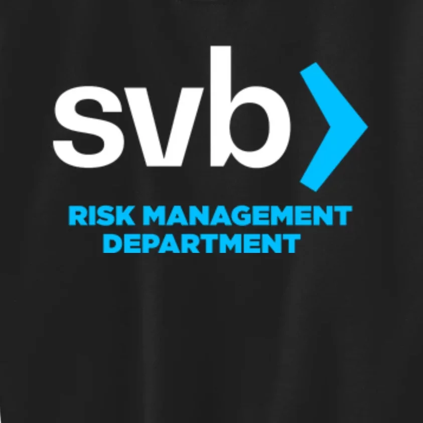 SVB Risk Management Team Svb Risk Management Department Kids Sweatshirt