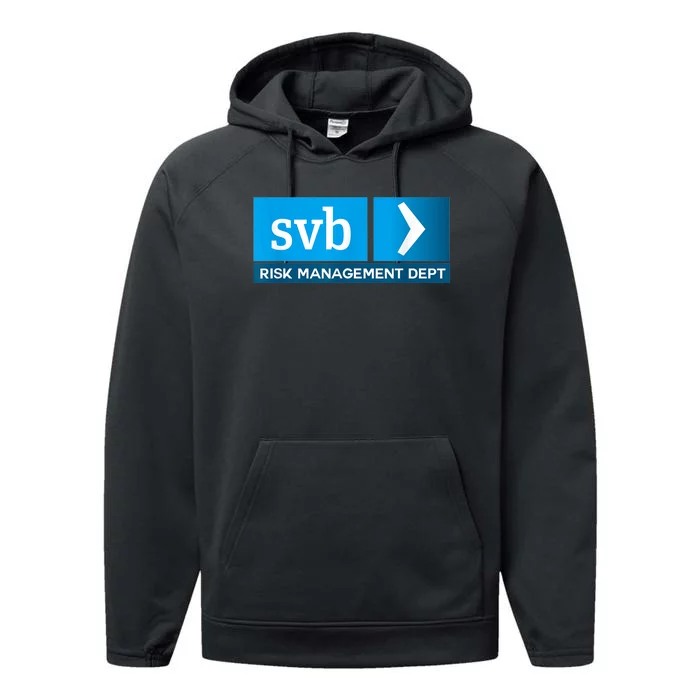 SVB Risk Management Team Svb Risk Management Department Performance Fleece Hoodie