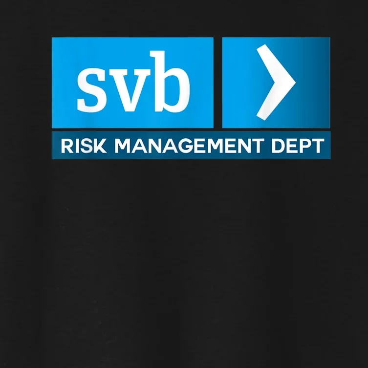 SVB Risk Management Team Svb Risk Management Department Women's Crop Top Tee