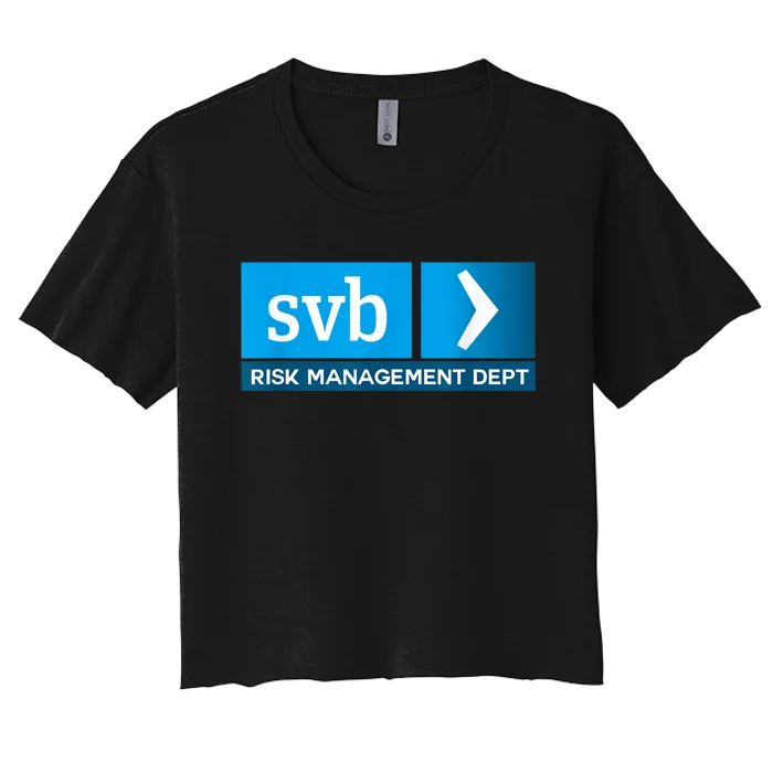 SVB Risk Management Team Svb Risk Management Department Women's Crop Top Tee