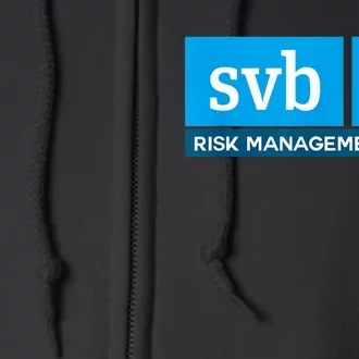 SVB Risk Management Team Svb Risk Management Department Full Zip Hoodie