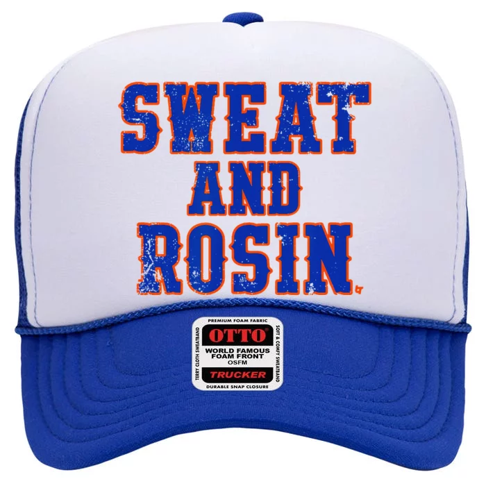 Sweat & Rosin New York Baseball High Crown Mesh Trucker Hat