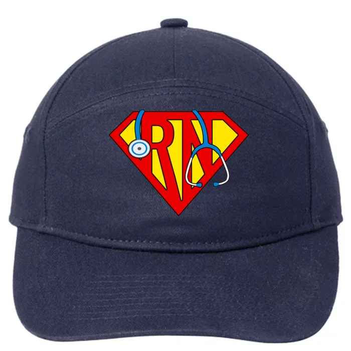 Super RN Nurse Register Nurse Halloween Costume 7-Panel Snapback Hat